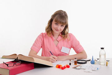 Image showing Happy medical student