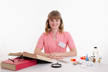 Image showing The doctor at your desk