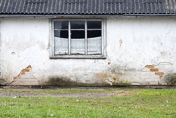 Image showing wall with window background