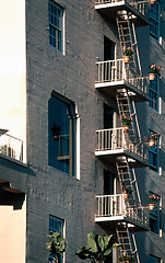 Image showing Fire escape