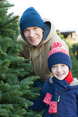 Image showing buying christmas tree