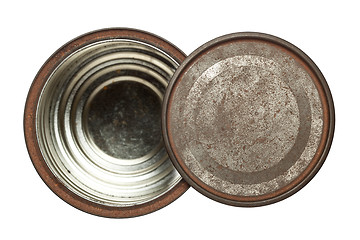 Image showing Rusty tin box