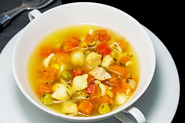 Image showing Chicken soup