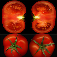 Image showing tomatoes collage