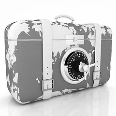 Image showing suitcase-safe for travel 