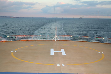 Image showing Helicopter deck