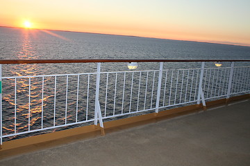 Image showing Railings on board