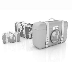 Image showing Suitcases for travel