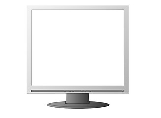 Image showing Isolated LCD monitor