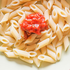 Image showing Tomato pasta