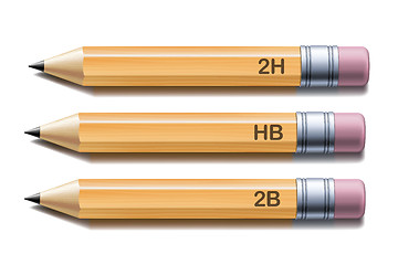 Image showing Yellow pencils