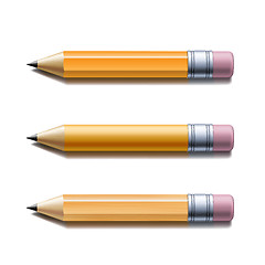 Image showing Yellow pencils