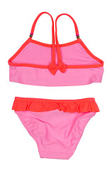 Image showing Children's pink swimsuit