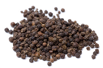 Image showing Black Peppercorns isolated