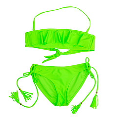 Image showing Green Piece Bikini