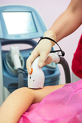 Image showing photo epilation