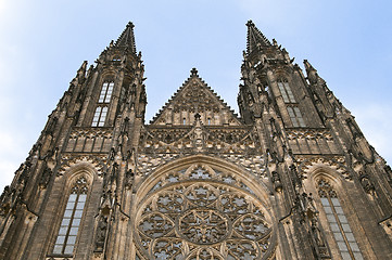 Image showing Saint Vit cathedral in Prague