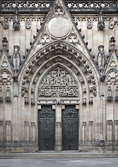 Image showing Door of Saint Vit cathedral 