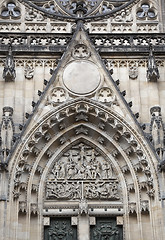 Image showing Door of Saint Vit cathedral 