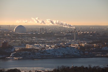 Image showing Stockholm winter view