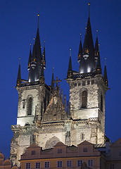 Image showing Church of Our Lady before Tyn, Prague