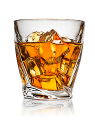 Image showing Glass of whiskey