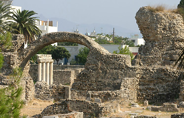 Image showing Ancient city excavation on island Kos, Greece