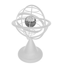 Image showing Terrestrial globe model 