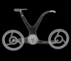 Image showing 3d modern bike concept