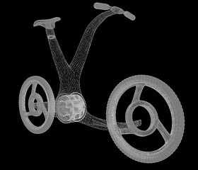 Image showing 3d modern bike concept