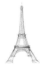 Image showing 3d Eiffel Tower render