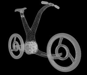 Image showing 3d modern bike concept