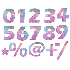 Image showing set of numbers