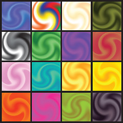 Image showing set of abstract backgrounds