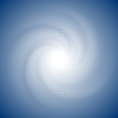 Image showing Swirl blue abstract background