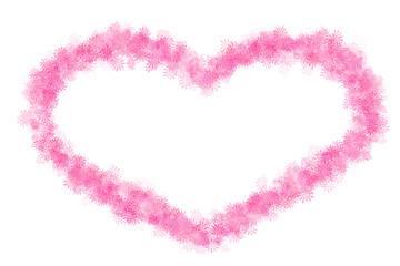 Image showing Heart shaped frame