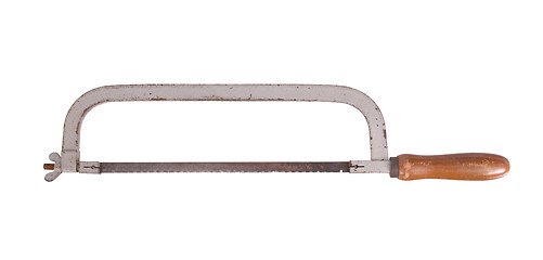 Image showing Old rusty hacksaw