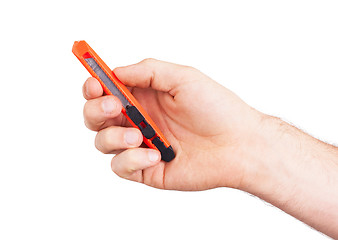 Image showing Utility knife isolated