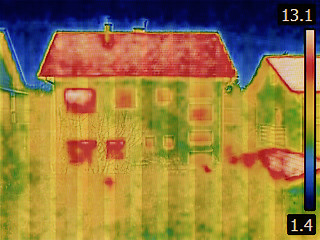 Image showing House Thermal Image