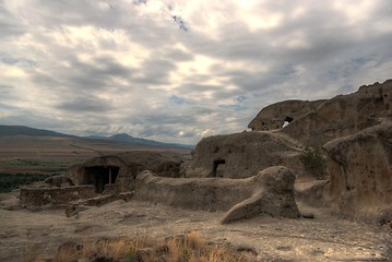 Image showing Uplistsikhe ancient rock-hewn town