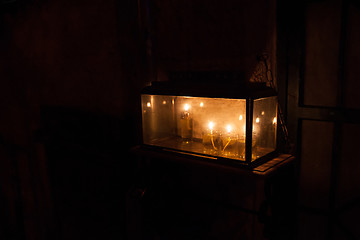 Image showing Chanuka lights in Jerusalem