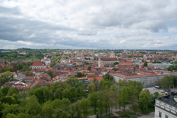 Image showing Vilnius panorama