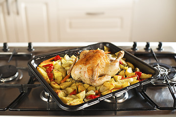 Image showing Chicken roasted