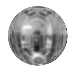 Image showing Gold Ball 3d render 
