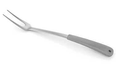 Image showing Large fork on white background 