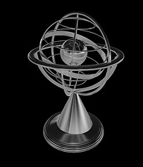 Image showing Terrestrial globe model 