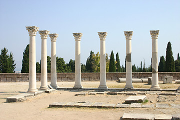 Image showing Asclepion, Hippocrates medical school (Kos, Greece)