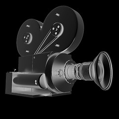 Image showing Old camera. 3d render