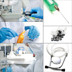 Image showing medical collage