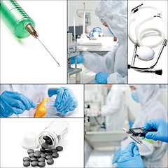 Image showing medical collage